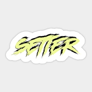 Setter Volleyball Sticker